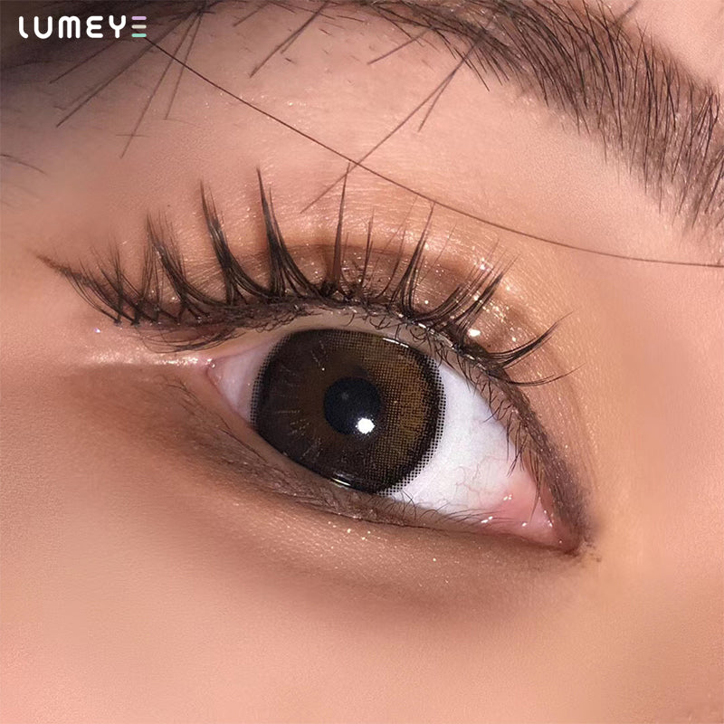 Best COLORED CONTACTS - LUMEYE Psycho Black Colored Contact Lenses - LUMEYE