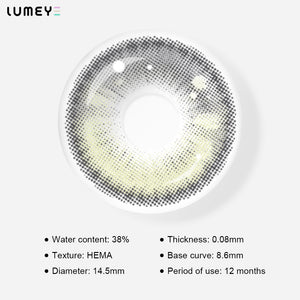 Best COLORED CONTACTS - Genshin Impact - LUMEYE Mona Colored Contact Lenses - LUMEYE