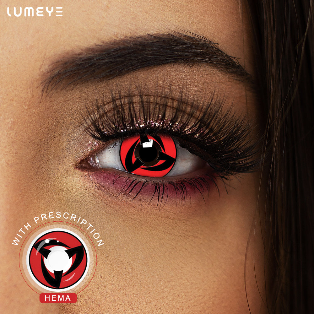 Best COLORED CONTACTS - Naruto - LUMEYE Kakashi Obito Sharingan Colored Contact Lenses - LUMEYE