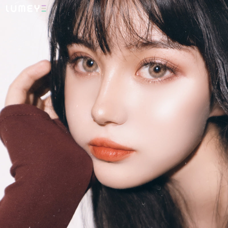 Best COLORED CONTACTS - LUMEYE Kitten Brown Colored Contact Lenses - LUMEYE