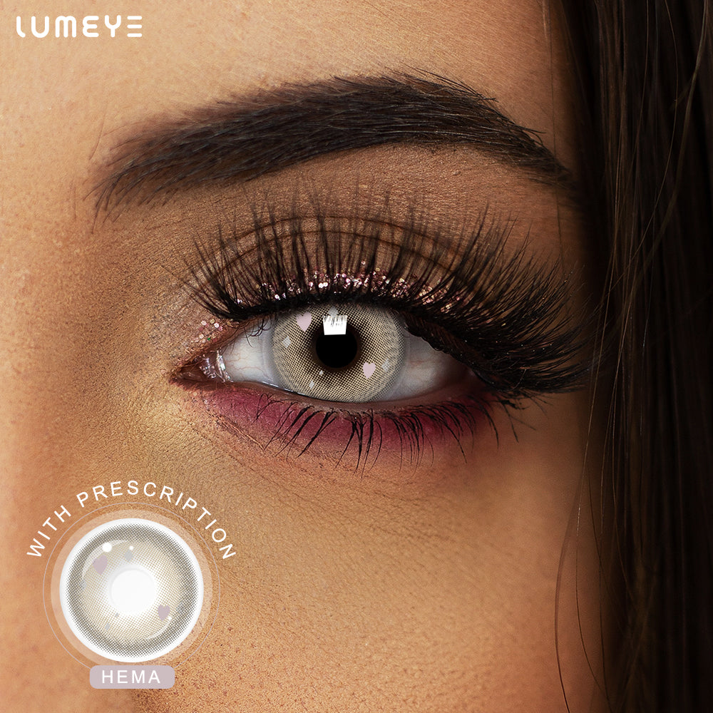 Best COLORED CONTACTS - LUMEYE Cupid Brown Colored Contact Lenses - LUMEYE