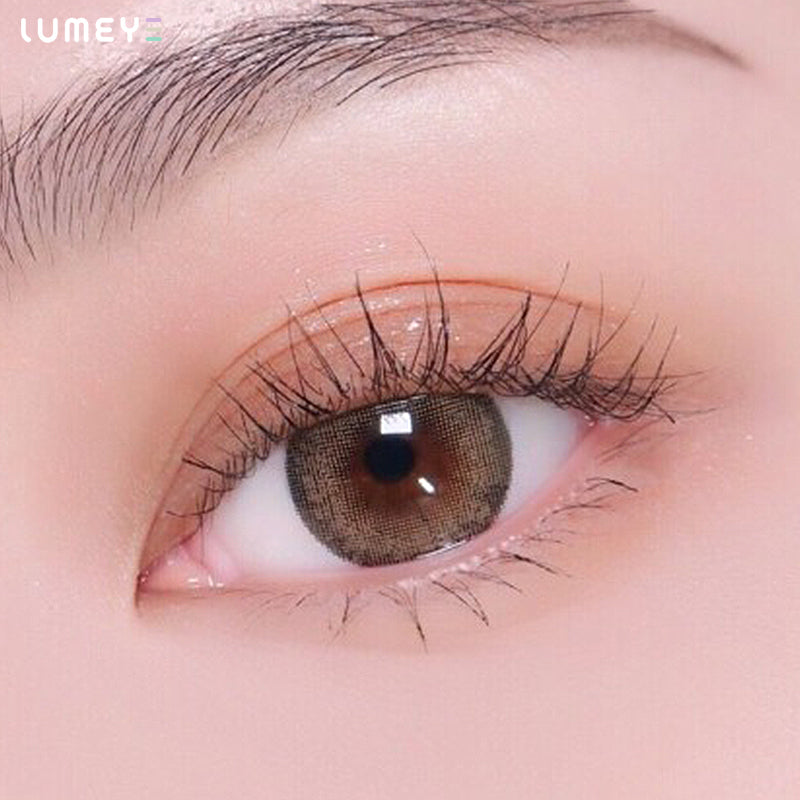 Best COLORED CONTACTS - LUMEYE Real Caramel Colored Contact Lenses - LUMEYE
