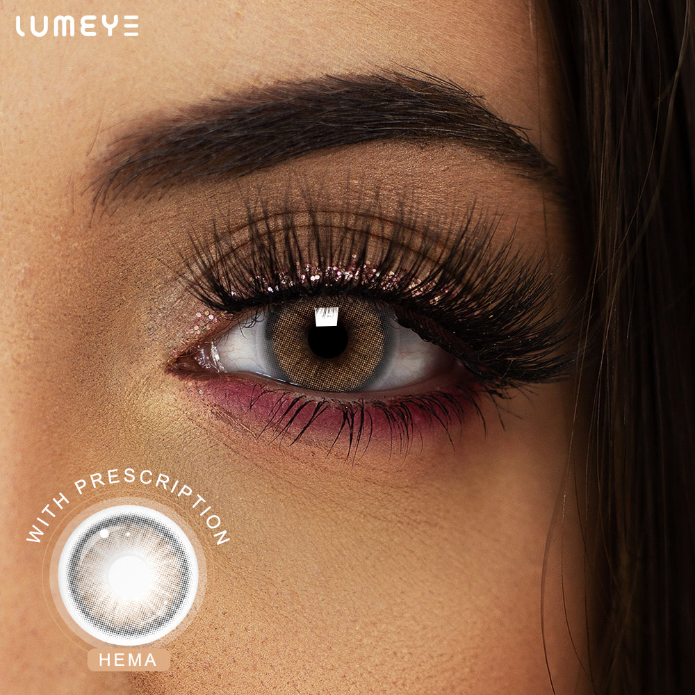 Best COLORED CONTACTS - LUMEYE Litchi Brown Colored Contact Lenses - LUMEYE