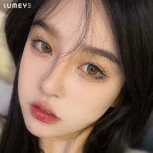 Best COLORED CONTACTS - LUMEYE Dawn Brown Colored Contact Lenses - LUMEYE