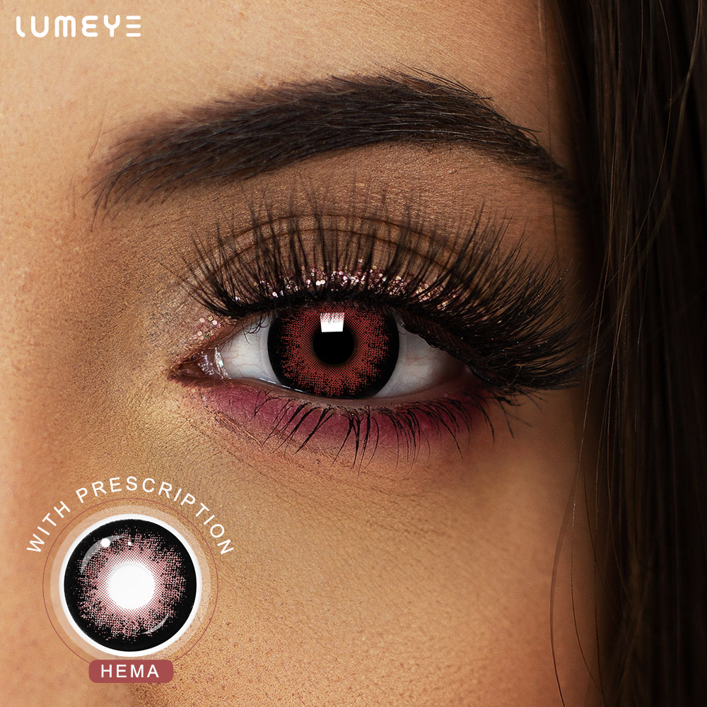 Best COLORED CONTACTS - LUMEYE Dangerous Black Colored Contact Lenses - LUMEYE