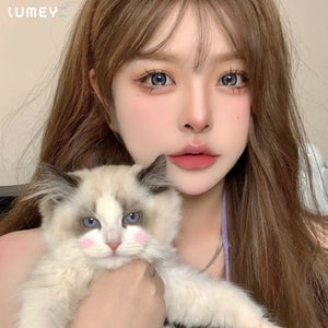Best COLORED CONTACTS - LUMEYE Dia Blue Colored Contact Lenses - LUMEYE