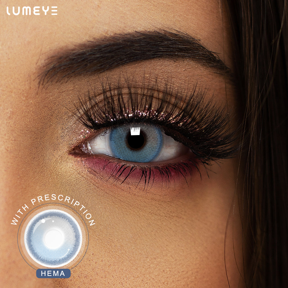 Best COLORED CONTACTS - LUMEYE Juicy Gray Blue Colored Contact Lenses - LUMEYE