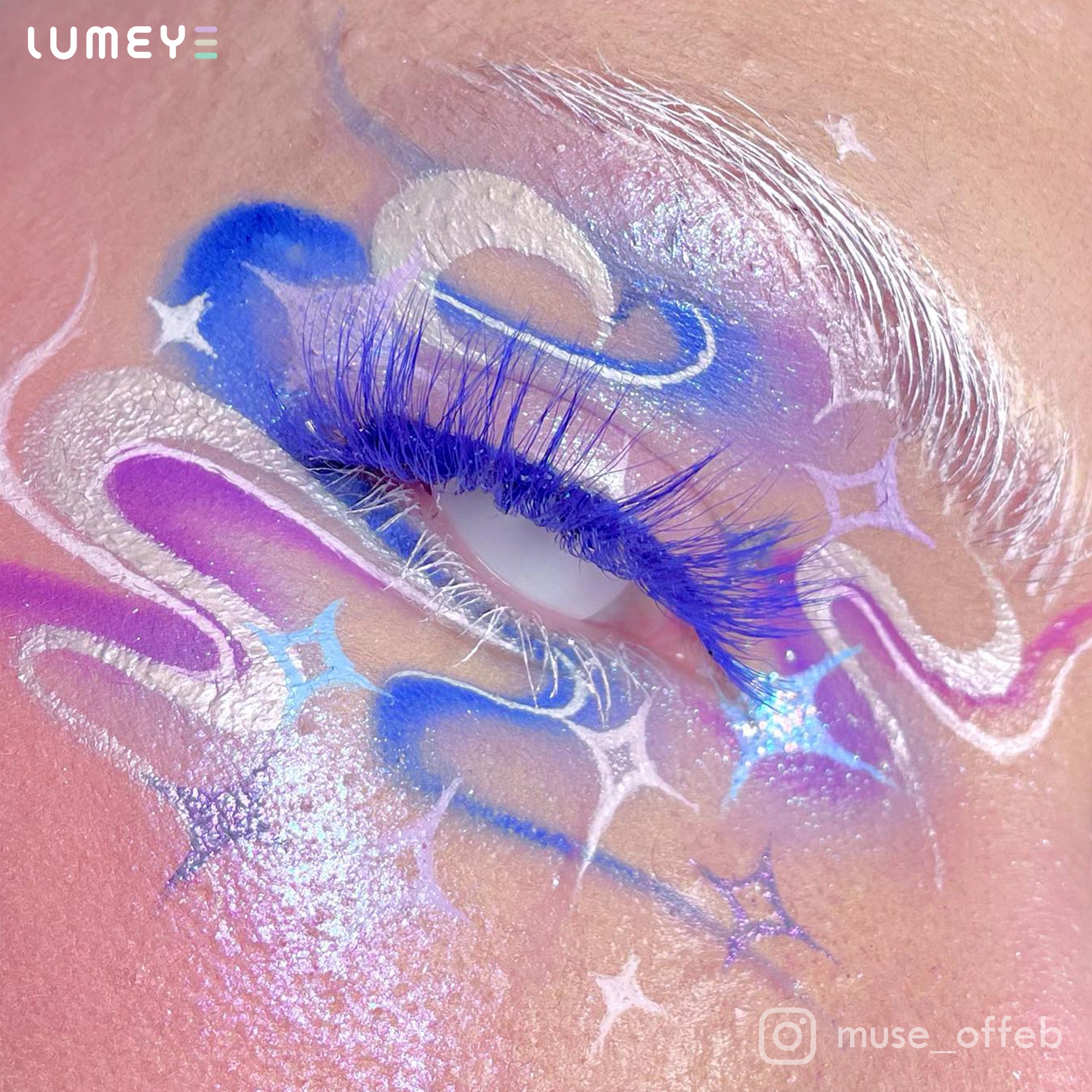 Best COLORED CONTACTS - LUMEYE Blind White Colored Contact Lenses - LUMEYE