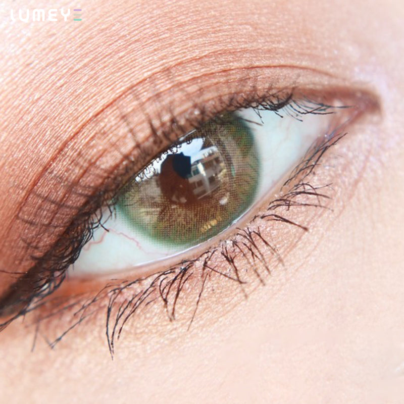 Best COLORED CONTACTS - LUMEYE Sunstone Green Colored Contact Lenses - LUMEYE