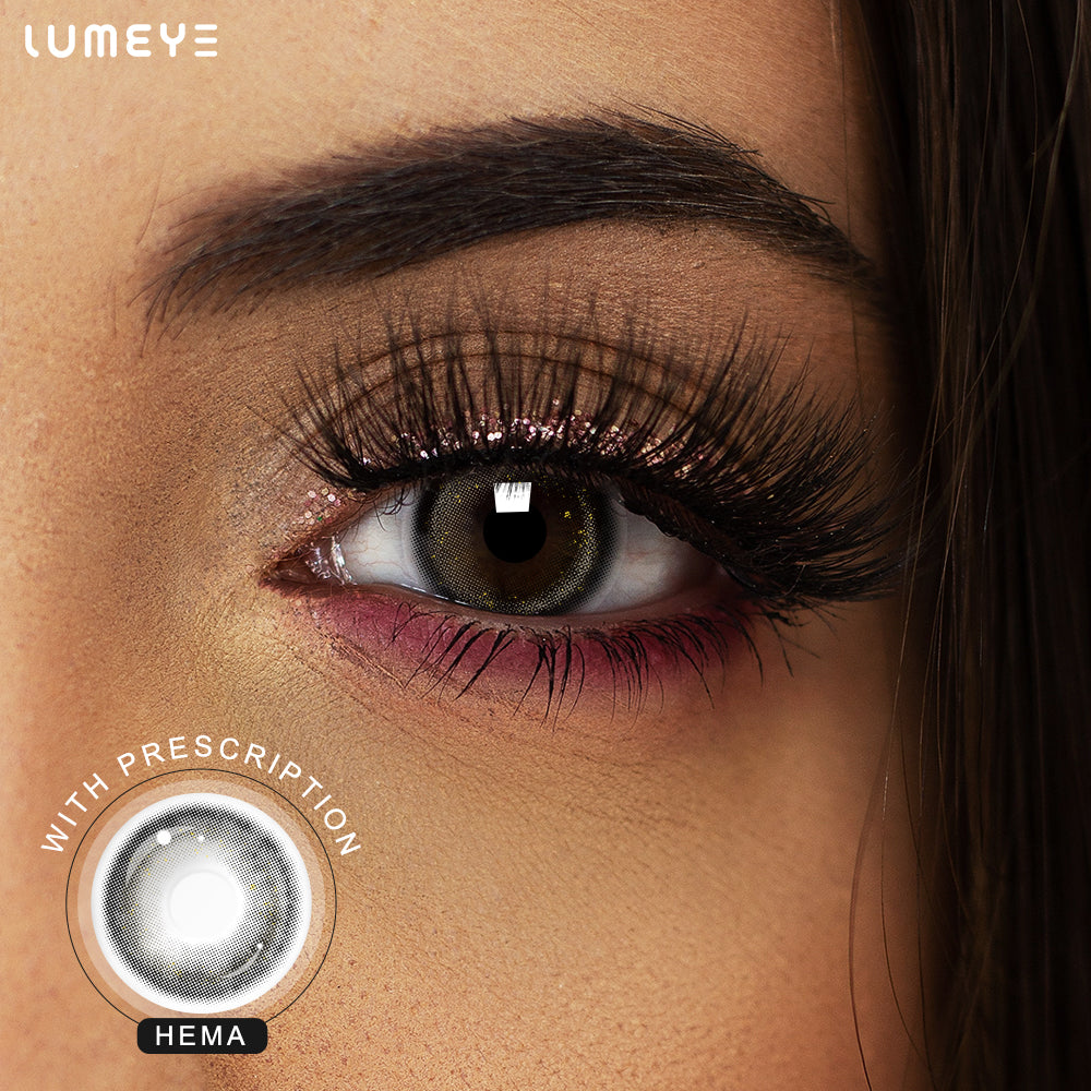 Best COLORED CONTACTS - LUMEYE Crystal Black Colored Contact Lenses - LUMEYE