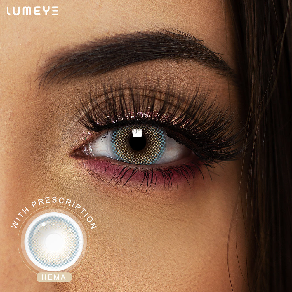 Best COLORED CONTACTS - LUMEYE Litchi Hazel Brown Colored Contact Lenses - LUMEYE
