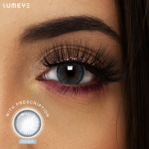 Best COLORED CONTACTS - LUMEYE Cheese Blue Colored Contact Lenses - LUMEYE