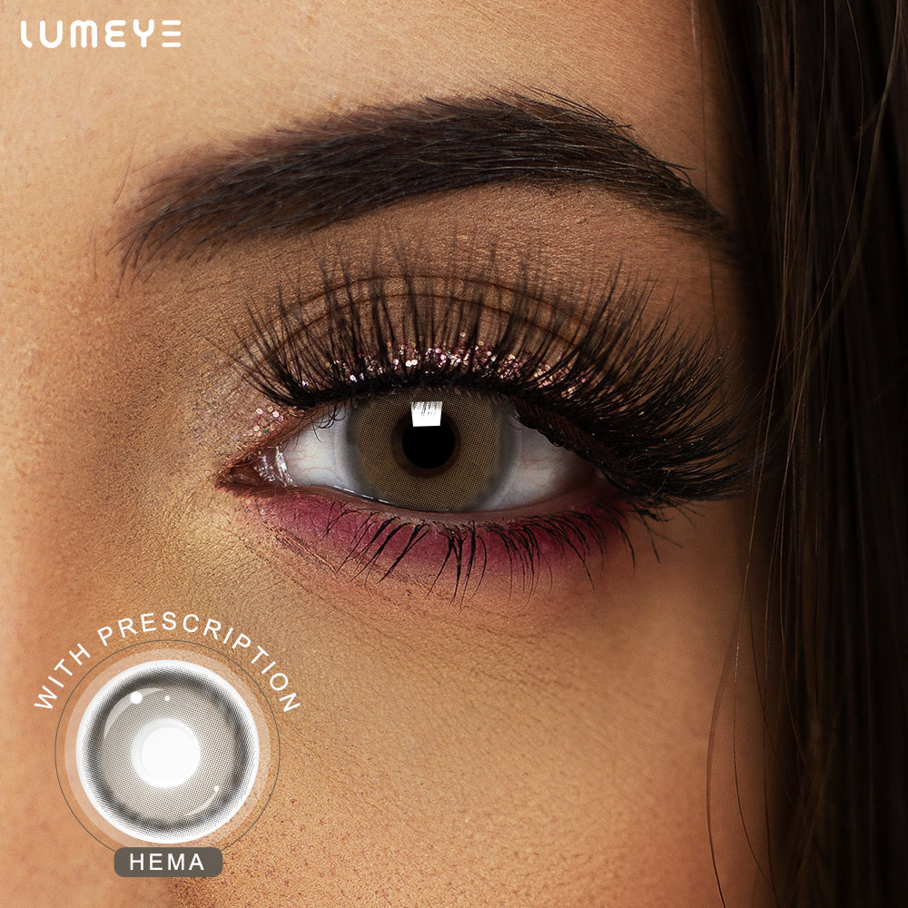 Best COLORED CONTACTS - LUMEYE Chocolate Mousse Brown Colored Contact Lenses - LUMEYE