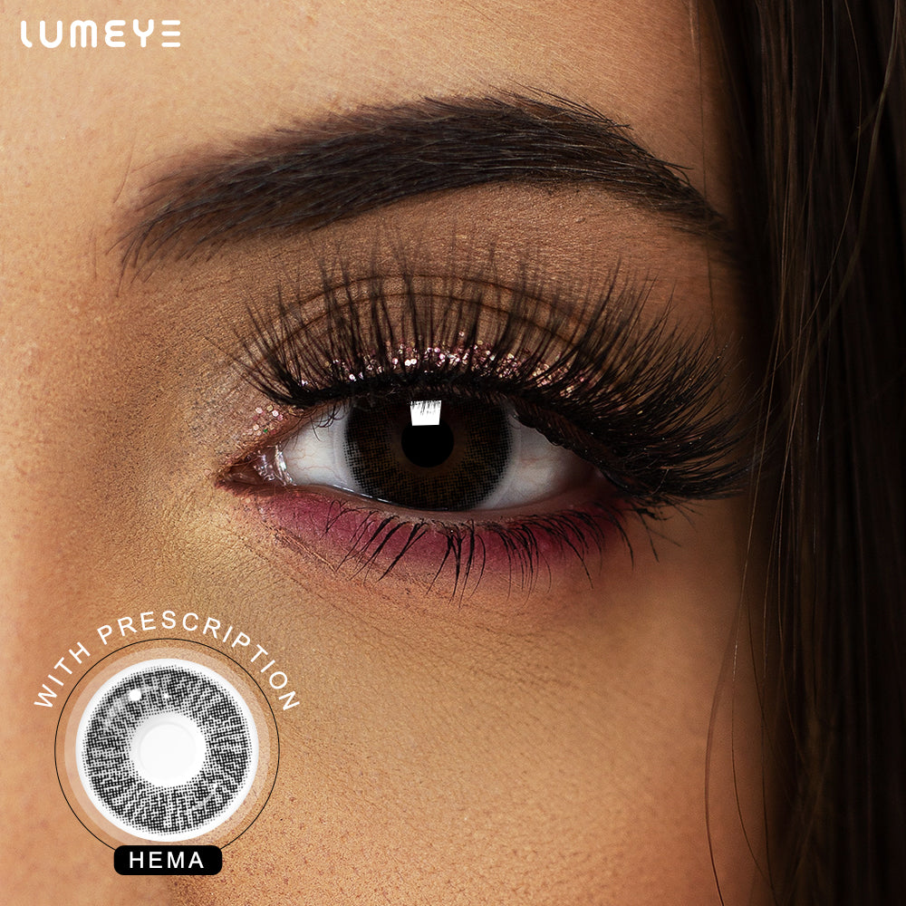 Best COLORED CONTACTS - LUMEYE Pop Star Black Colored Contact Lenses - LUMEYE