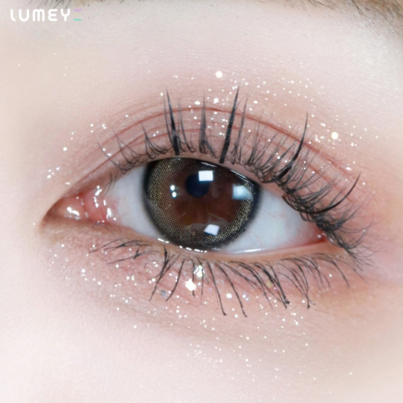 Best COLORED CONTACTS - LUMEYE Crystal Black Colored Contact Lenses - LUMEYE
