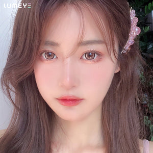 Best COLORED CONTACTS - LUMEYE Strawberry Pink Colored Contact Lenses - LUMEYE