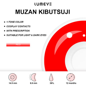 Best COLORED CONTACTS - Demon Slayer - LUMEYE Muzan Kibutsuji Colored Contact Lenses - LUMEYE