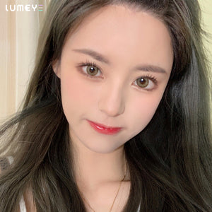 Best COLORED CONTACTS - LUMEYE Summer Brown Colored Contact Lenses - LUMEYE
