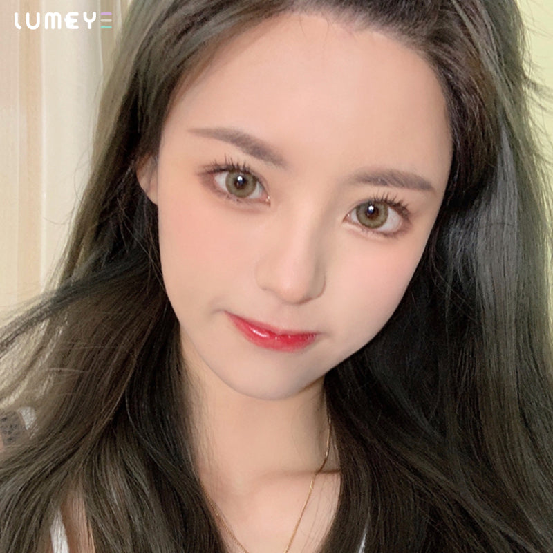 Best COLORED CONTACTS - LUMEYE Summer Brown Colored Contact Lenses - LUMEYE