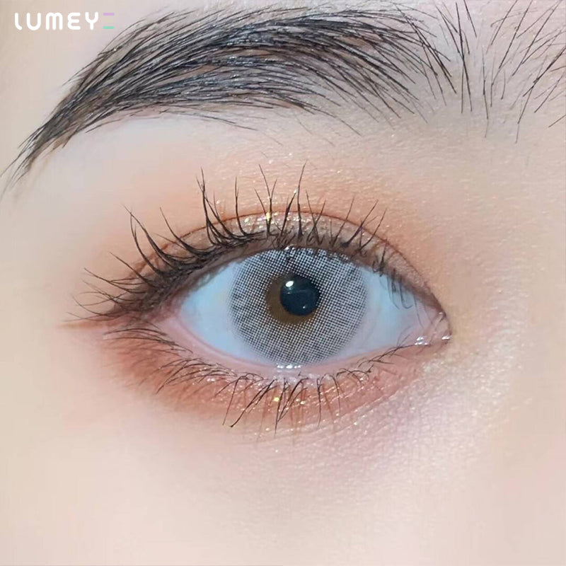Best COLORED CONTACTS - LUMEYE Polar Lights Gray Colored Contact Lenses - LUMEYE