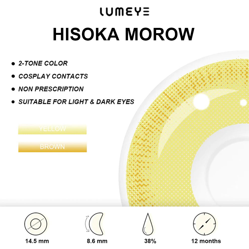 Best COLORED CONTACTS - Hunter x Hunter - LUMEYE Hisoka Morow Colored Contact Lenses - LUMEYE