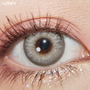 Best COLORED CONTACTS - LUMEYE Himalaya Gray Colored Contact Lenses - LUMEYE