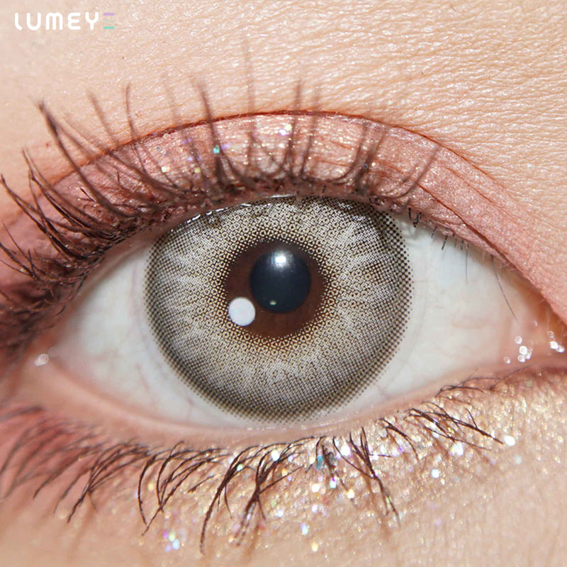 Best COLORED CONTACTS - LUMEYE Himalaya Gray Colored Contact Lenses - LUMEYE