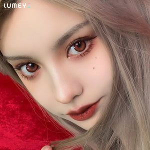 Best COLORED CONTACTS - LUMEYE Bloody Mary Red Colored Contact Lenses - LUMEYE