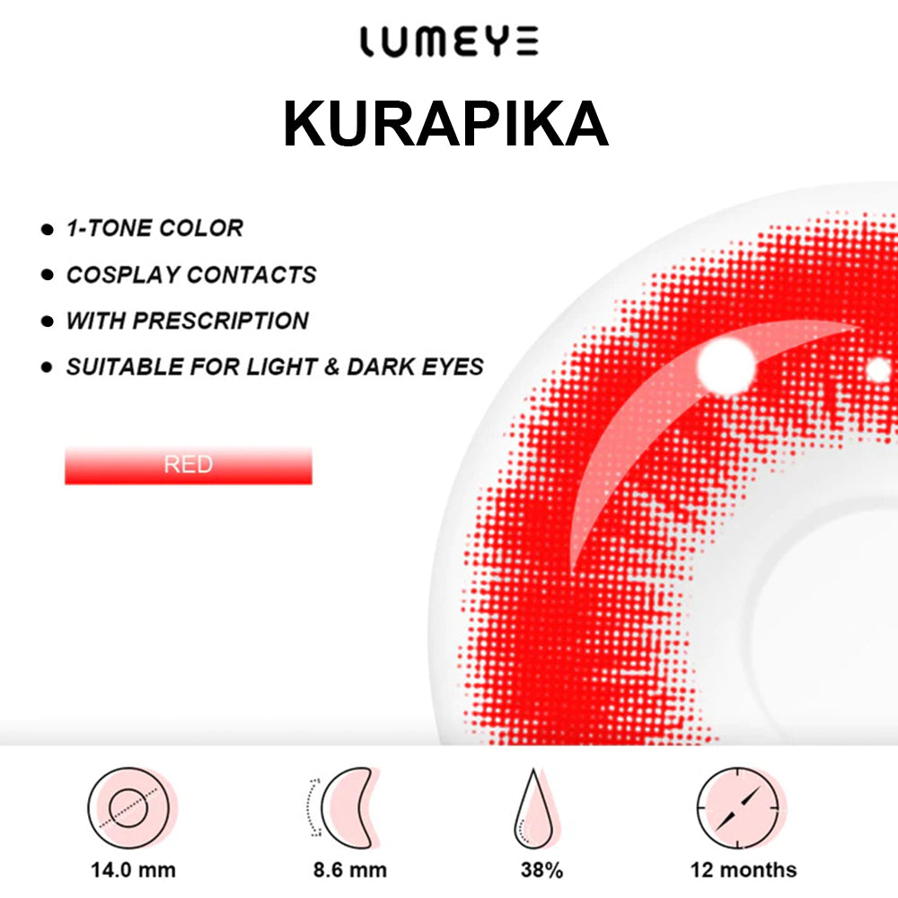 Best COLORED CONTACTS - Hunter x Hunter - LUMEYE Kurapika Colored Contact Lenses - LUMEYE