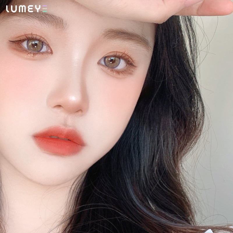 Best COLORED CONTACTS - LUMEYE Neala Brown Colored Contact Lenses - LUMEYE