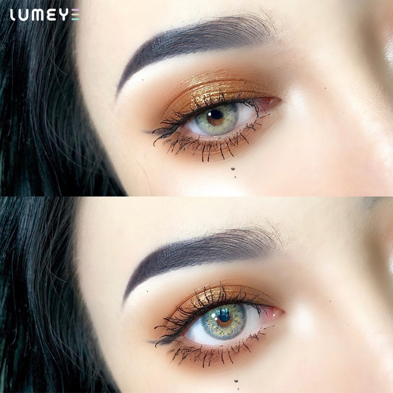 Best COLORED CONTACTS - LUMEYE Elegant Russian Gray Colored Contact Lenses - LUMEYE