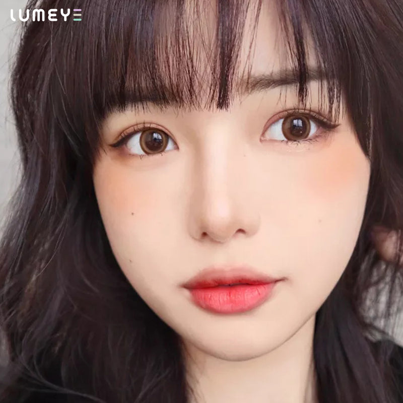 Best COLORED CONTACTS - LUMEYE Wild Desert Brown Colored Contact Lenses - LUMEYE