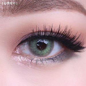 Best COLORED CONTACTS - LUMEYE Kitten Green Colored Contact Lenses - LUMEYE