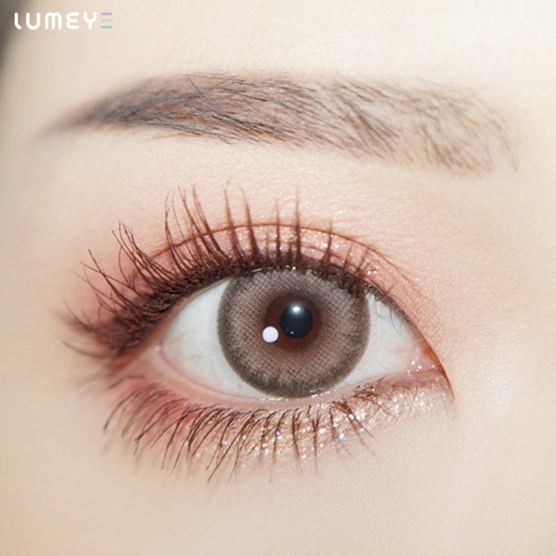 Best COLORED CONTACTS - LUMEYE Summer Hazel Brown Colored Contact Lenses - LUMEYE