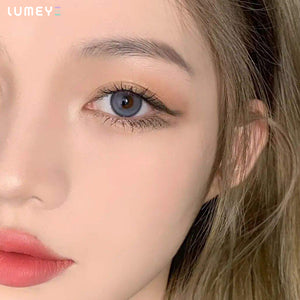 Best COLORED CONTACTS - LUMEYE Moonlight Blue Colored Contact Lenses - LUMEYE