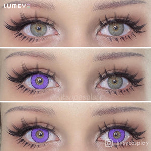 Best COLORED CONTACTS - LUMEYE Demon Purple Colored Contact Lenses - LUMEYE