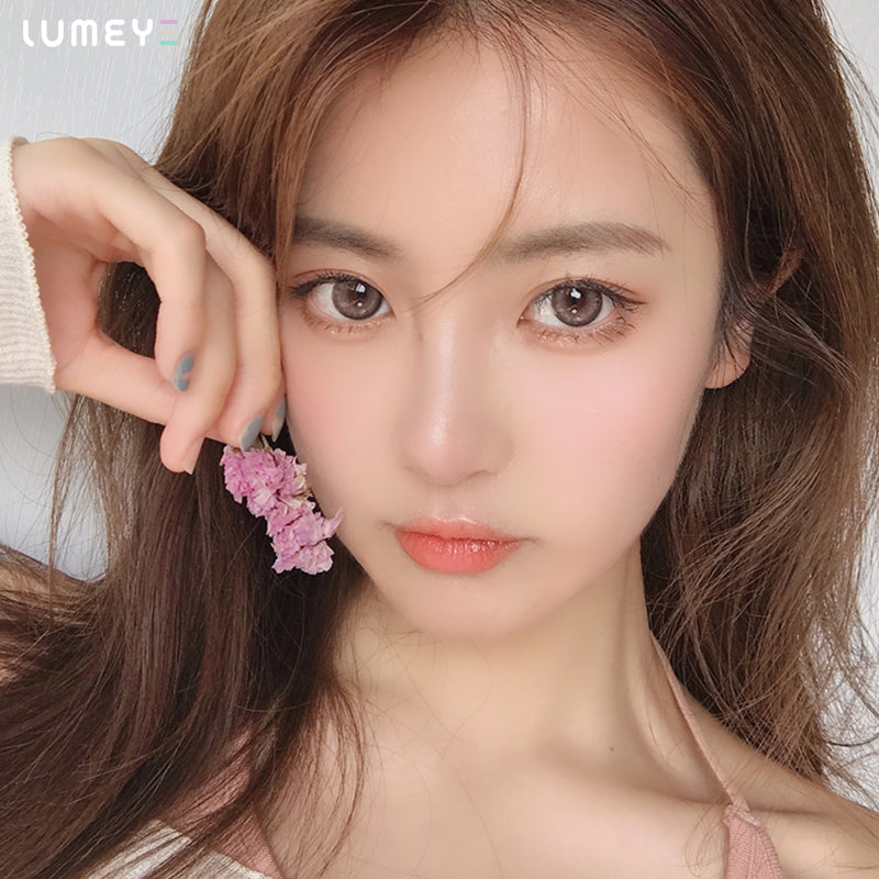 Best COLORED CONTACTS - LUMEYE Summer Hazel Brown Colored Contact Lenses - LUMEYE