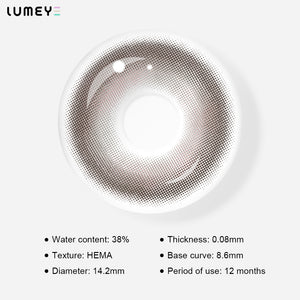 Best COLORED CONTACTS - LUMEYE Cookie Brown Colored Contact Lenses - LUMEYE