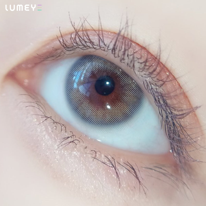 Best COLORED CONTACTS - LUMEYE Queen Gray Colored Contact Lenses - LUMEYE