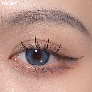 Best COLORED CONTACTS - LUMEYE Daisy Blue Colored Contact Lenses - LUMEYE