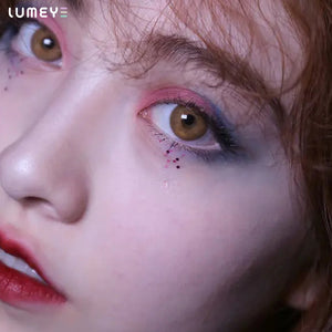 Best COLORED CONTACTS - LUMEYE Elegant Russian Brown Colored Contact Lenses - LUMEYE