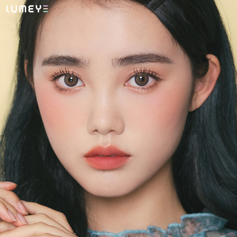 Best COLORED CONTACTS - LUMEYE Neala Brown Colored Contact Lenses - LUMEYE