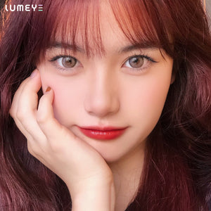 Best COLORED CONTACTS - LUMEYE Summer Hazel Brown Colored Contact Lenses - LUMEYE