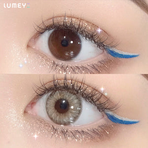 Best COLORED CONTACTS - LUMEYE Symphony Brown Colored Contact Lenses - LUMEYE