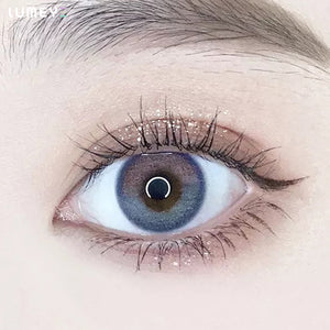 Best COLORED CONTACTS - LUMEYE Juicy Pink Blue Colored Contact Lenses - LUMEYE