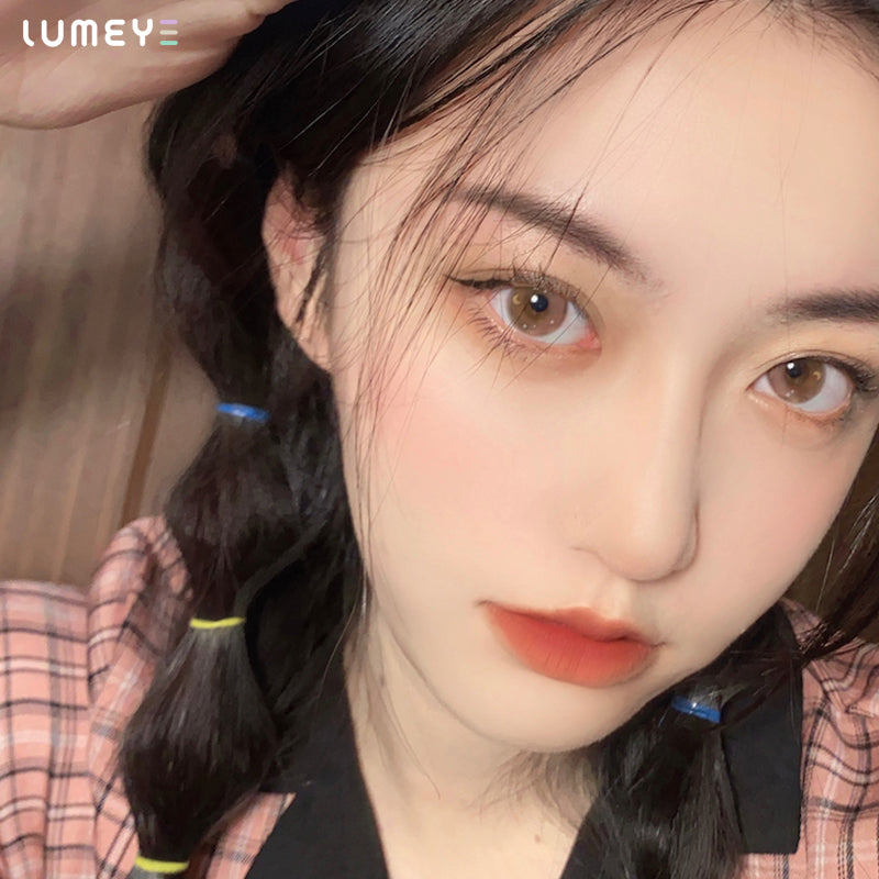 Best COLORED CONTACTS - LUMEYE Fairy Night Pink Colored Contact Lenses - LUMEYE