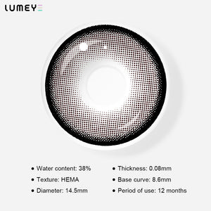 Best COLORED CONTACTS - LUMEYE Dolly Brown Colored Contact Lenses - LUMEYE