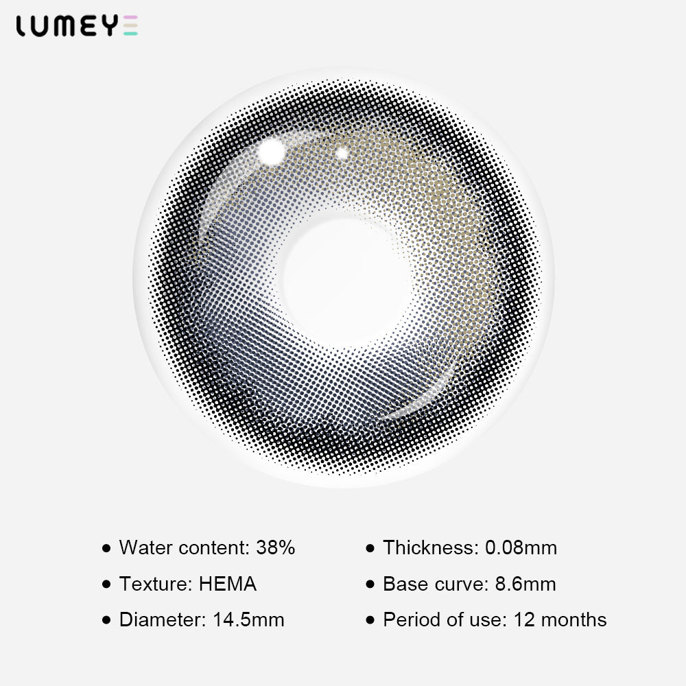 Best COLORED CONTACTS - LUMEYE Arctic Ice Blue Colored Contact Lenses - LUMEYE