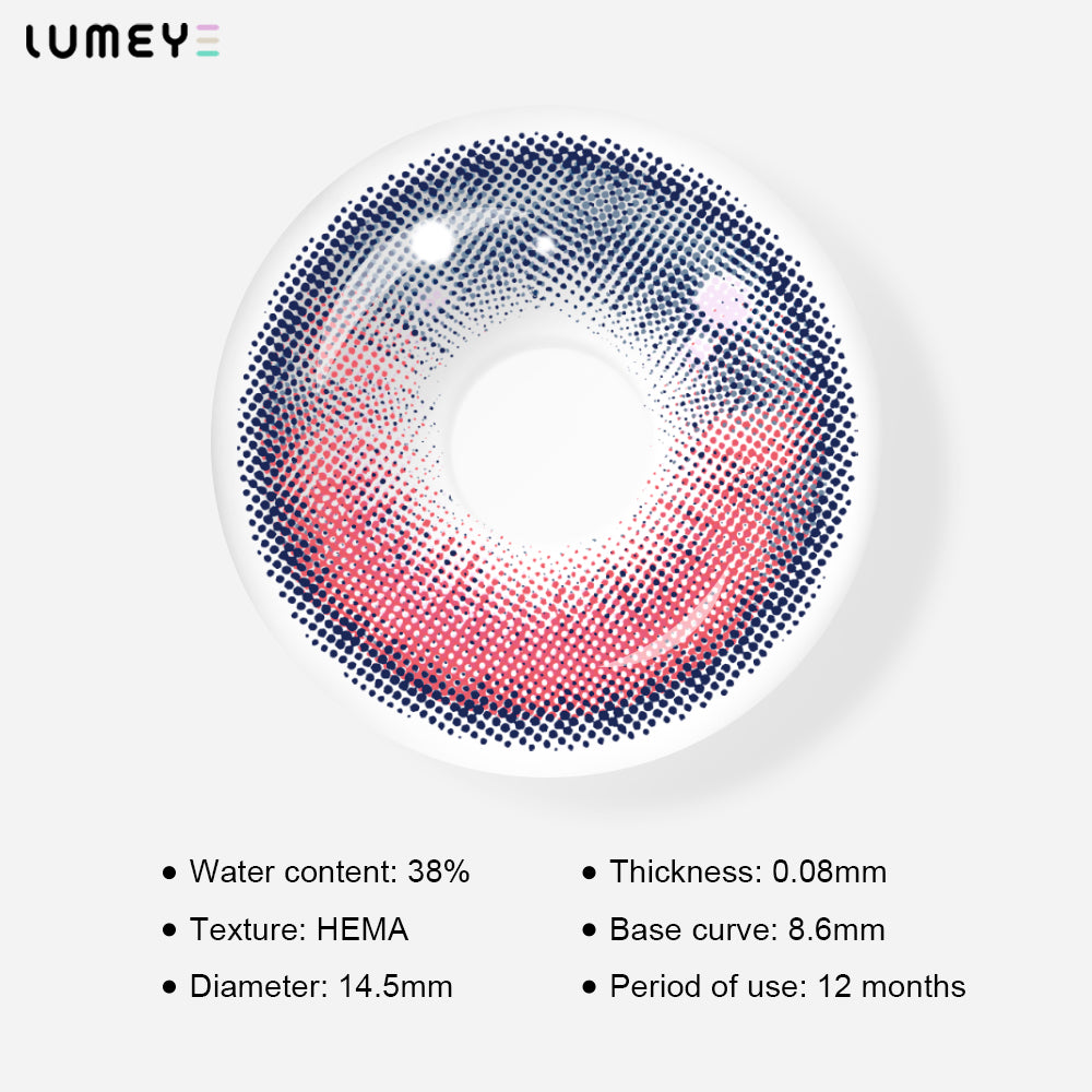 Best COLORED CONTACTS - LUMEYE Anime Pink Colored Contact Lenses - LUMEYE