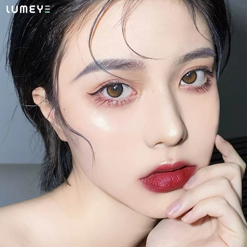 Best COLORED CONTACTS - LUMEYE Psycho Black Colored Contact Lenses - LUMEYE